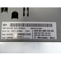 05 Mercedes R230 SL55 navigation unit, command center, radio, 2308204889