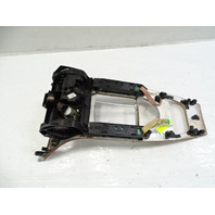 05 Mercedes R230 SL55 center console wood trim with ashtray, walnut veneer, 2306801836