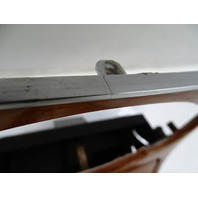 05 Mercedes R230 SL55 center console wood trim with ashtray, walnut veneer, 2306801836