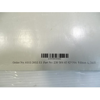 05 Mercedes R230 SL55 owners manual wth case 2305844582