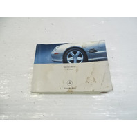 05 Mercedes R230 SL55 owners manual, booklet only, 2305844582