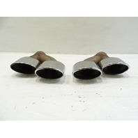 05 Mercedes R230 SL55 exhaust tips, oem, left/right AMG