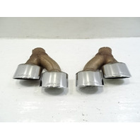 05 Mercedes R230 SL55 exhaust tips, oem, left/right AMG
