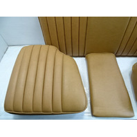 85 Mercedes R107 380SL seat cushion set, rear bench, palomino 4pc