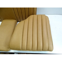 85 Mercedes R107 380SL seat cushion set, rear bench, palomino 4pc