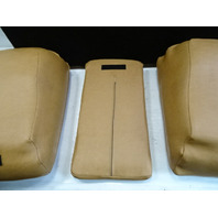 85 Mercedes R107 380SL seat cushion set, rear bench, palomino 4pc