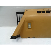 85 Mercedes R107 380SL trim, interior, lower dash kick panel, right, palomino 1078303645