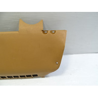 85 Mercedes R107 380SL trim, interior, lower dash kick panel, left, palomino, 1078303545