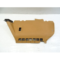 85 Mercedes R107 380SL trim, interior, lower dash kick panel, left, palomino, 1078303545