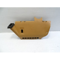 85 Mercedes R107 380SL trim, interior, lower dash kick panel, left, palomino, 1078303545