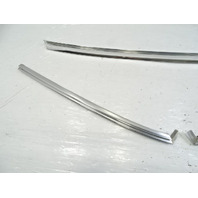 85 Mercedes R107 380SL trim set, windshield surround, chrome, rear, hard top