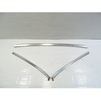 85 Mercedes R107 380SL trim set, windshield surround, chrome, rear, hard top