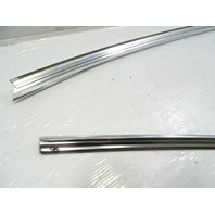 85 Mercedes R107 380SL trim set, windshield surround, chrome, rear, hard top