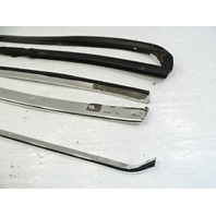 85 Mercedes R107 380SL trim set, exterior, windshield side pillar, right, chrome RH