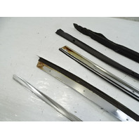 85 Mercedes R107 380SL trim set, exterior, windshield side pillar, right, chrome RH