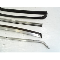 85 Mercedes R107 380SL trim set, exterior, windshield side pillar, right, chrome RH