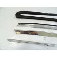 85 Mercedes R107 380SL trim set, exterior, windshield side pillar, left, chrome LH