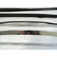 85 Mercedes R107 380SL trim set, exterior, windshield side pillar, left, chrome LH
