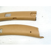 85 Mercedes R107 380SL trim set, interior, headliner sunvisor area, palomino