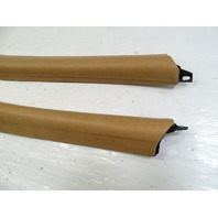 85 Mercedes R107 380SL trim set, interior, A-pillar covers, palomino
