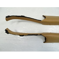 85 Mercedes R107 380SL trim set, interior, A-pillar covers, palomino