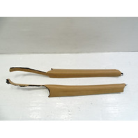 85 Mercedes R107 380SL trim set, interior, A-pillar covers, palomino
