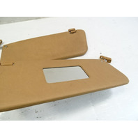 85 Mercedes R107 380SL sunvisor set, left and right, palomino