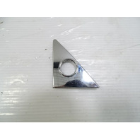 85 Mercedes R107 380SL trim, mirror bolt cover, left plate 1077250711