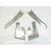 85 Mercedes R107 380SL trim set, door edge chrome covers, left / right