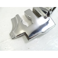 85 Mercedes R107 380SL trim, B pillar cover, right chrome 1076930435