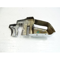 85 Mercedes R107 380SL trim, B pillar cover, right chrome 1076930435