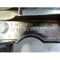 85 Mercedes R107 380SL trim, B pillar cover, right chrome 1076930435