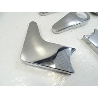 85 Mercedes R107 380SL trim set, seat hinge chrome covers