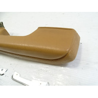 85 Mercedes R107 380SL grab handle, on door panel, left, palomino armrest