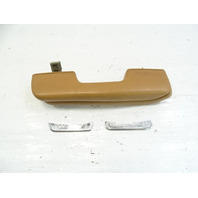 85 Mercedes R107 380SL grab handle, on door panel, left, palomino armrest