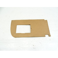 85 Mercedes R107 380SL trim, interior A-pillar cover, right lower, palomino