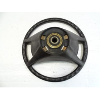 85 Mercedes R107 380SL steering wheel, black 1164640017