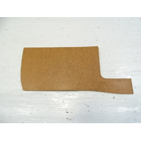 85 Mercedes R107 380SL trim, interior A-pillar cover, left lower, palomino