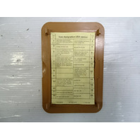 85 Mercedes R107 380SL trim, fuse box cover, palomino, passenger footwell, 1075452800