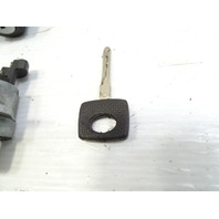 85 Mercedes R107 380SL lock set, with key, door handles, trunk lid, glove box