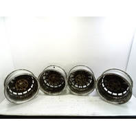 85 Mercedes R107 380SL wheels set, TSW silver alloy 15x7, Et25 aftermarket