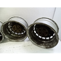 85 Mercedes R107 380SL wheels set, TSW silver alloy 15x7, Et25 aftermarket