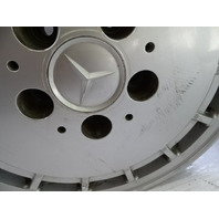 85 Mercedes R107 380SL wheels set, TSW silver alloy 15x7, Et25 aftermarket