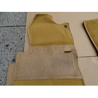 85 Mercedes R107 380SL floor mats, interior palomino