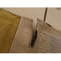 85 Mercedes R107 380SL floor mats, interior palomino