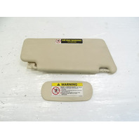 03 Mercedes R230 SL500 sunvisor, left, 2308101710, beige