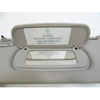 03 Mercedes R230 SL500 sunvisor, left 2308170320 alpaca gray