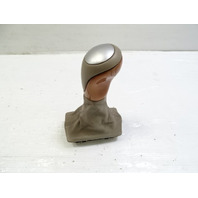 03 Mercedes R230 SL500 gear shift knob, shifter beige w/wood 2302671010