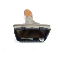 03 Mercedes R230 SL500 gear shift knob, shifter beige w/wood 2302671010