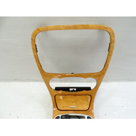 03 Mercedes R230 SL500 center console wood trim with ashtray 2306803739 chestnut